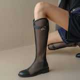 Vintage Cutout Sandals Boot Mesh Breathable Women's Boots