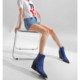 Women's Cowboy ChelseaZipper Ankle Short Boots