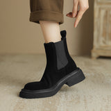 Women’s Handmade Sheepsuede Chelsea Boots – Vintage Ankle Style