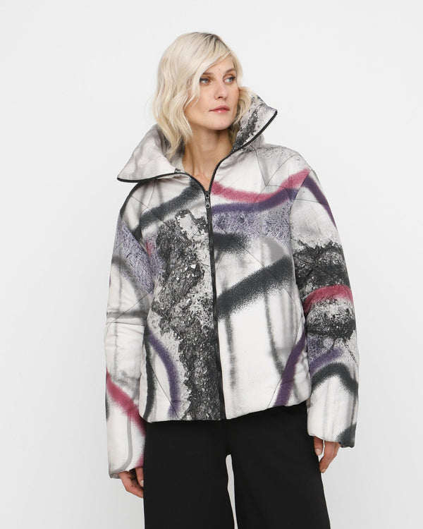 Ozai N Ku Juno Puff Jacket, Asphalt