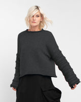 Ozai N Ku Banded Sweater, Grey