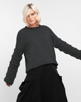 Ozai N Ku Banded Sweater, Grey