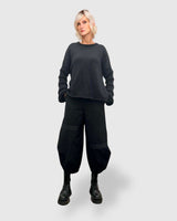 Ozai N Ku Banded Sweater, Grey