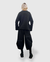 Ozai N Ku Banded Sweater, Grey