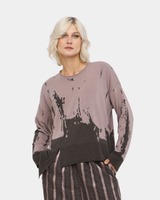 Ozai N Ku Pleiades Reversible Sweater, Pink