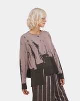 Ozai N Ku Pleiades Reversible Sweater, Pink