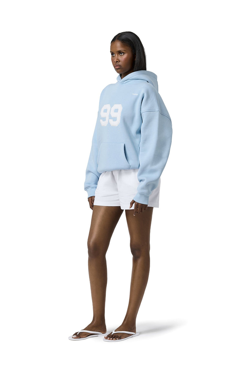 99 Hoodie in Powder Blue