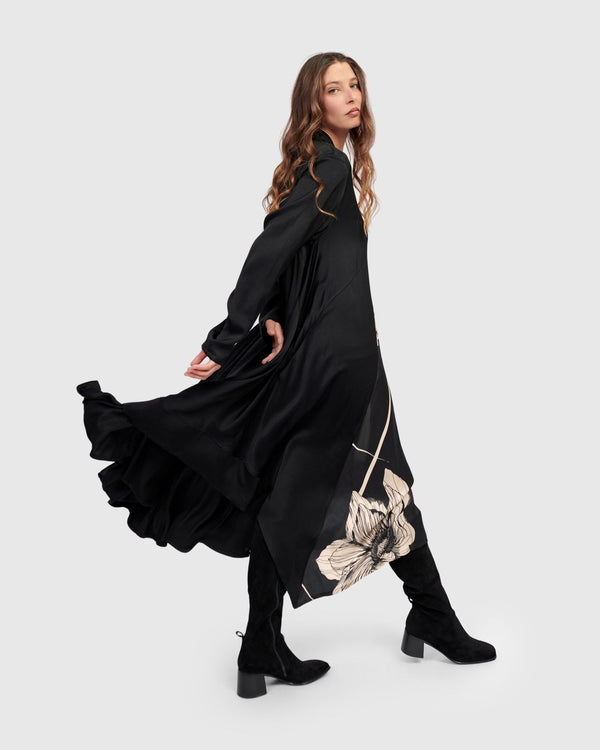 Baroque Draped Dress, Mix