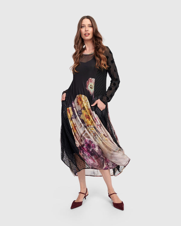 Chaka Crew Cocoon Dress, Mix