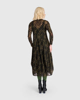 Bramble Mesh Cocoon Dress, Antique