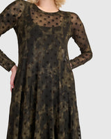 Bramble Mesh Cocoon Dress, Antique