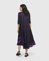Chrysalis Midi Dress, Violet