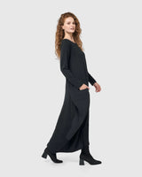 Midnight Maxi Dress, Black