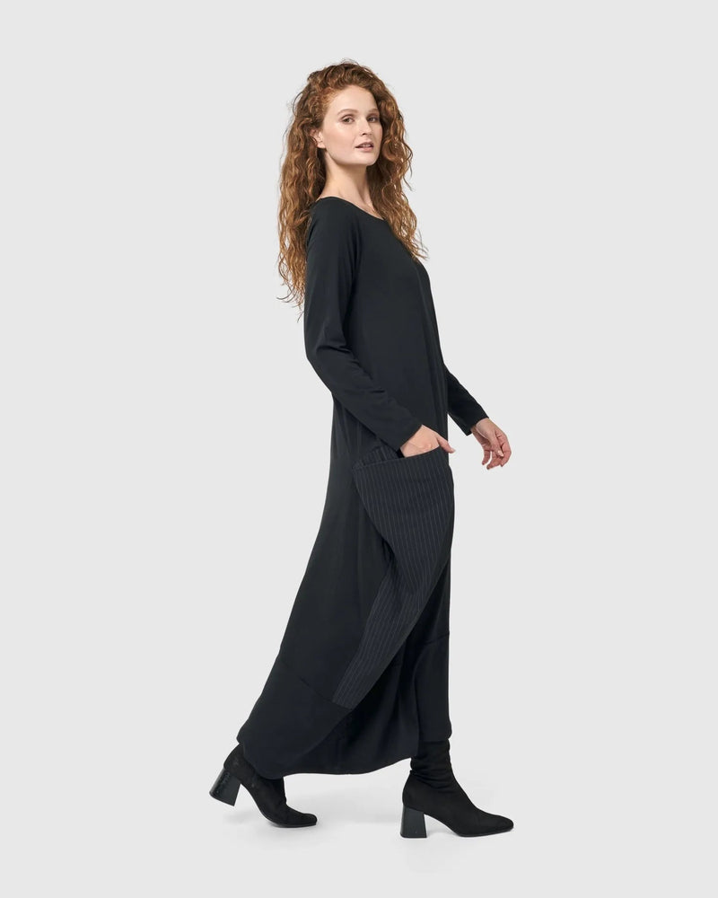 Midnight Maxi Dress, Black