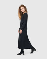 Midnight Maxi Dress, Black