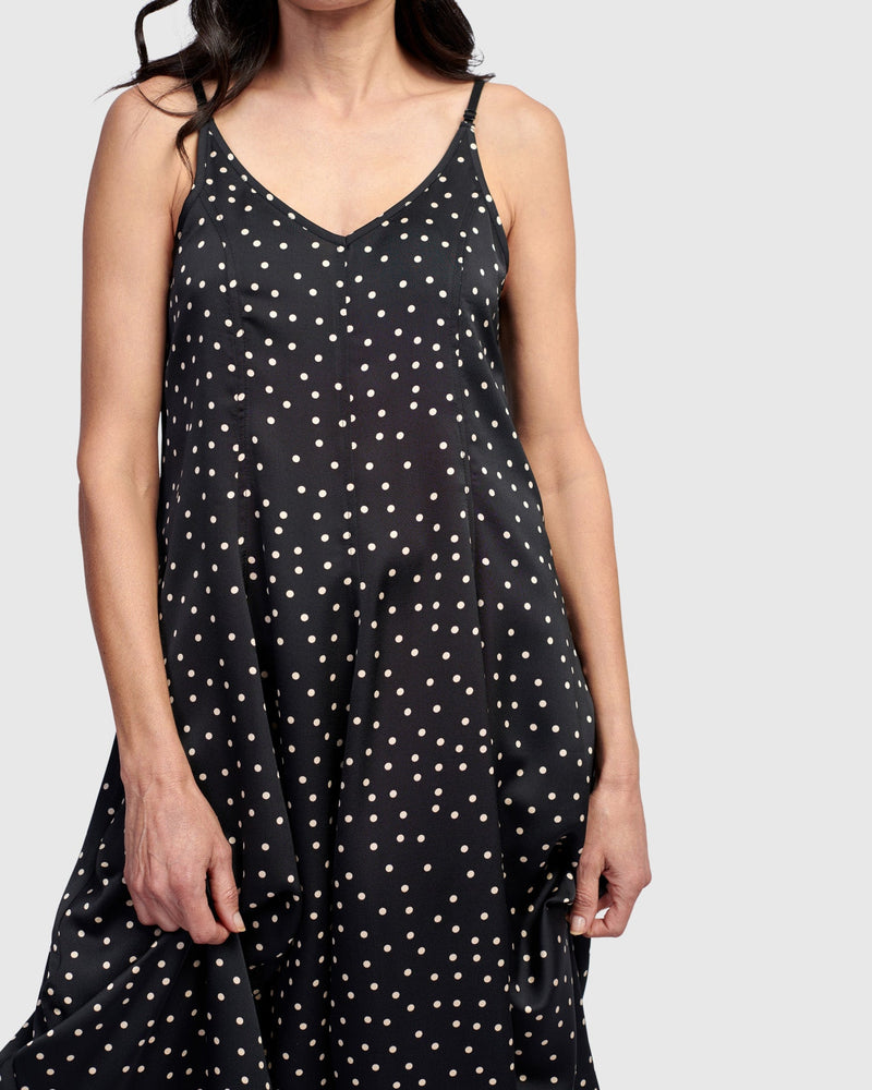 Flirty Tank Dress, Polka
