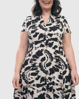 Jane Cocoon Midi Dress, Tie Dye