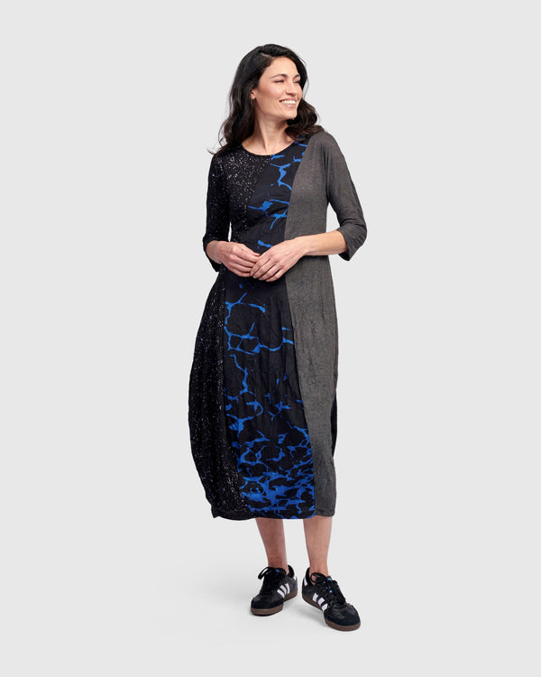 Arcadia Crew Cocoon Dress, Blue