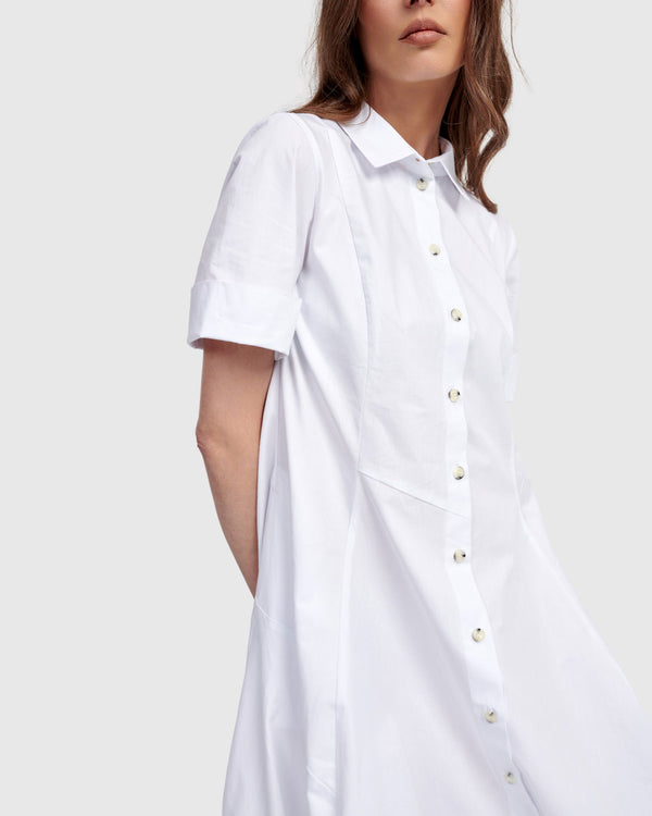 Barbie Wonderful Cotton Dress, White