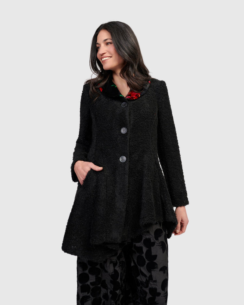 Dame Boucle Jacket, Roses