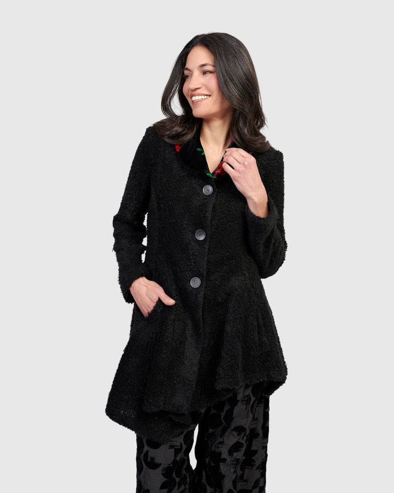 Dame Boucle Jacket, Roses