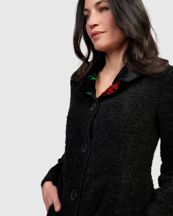 Dame Boucle Jacket, Roses