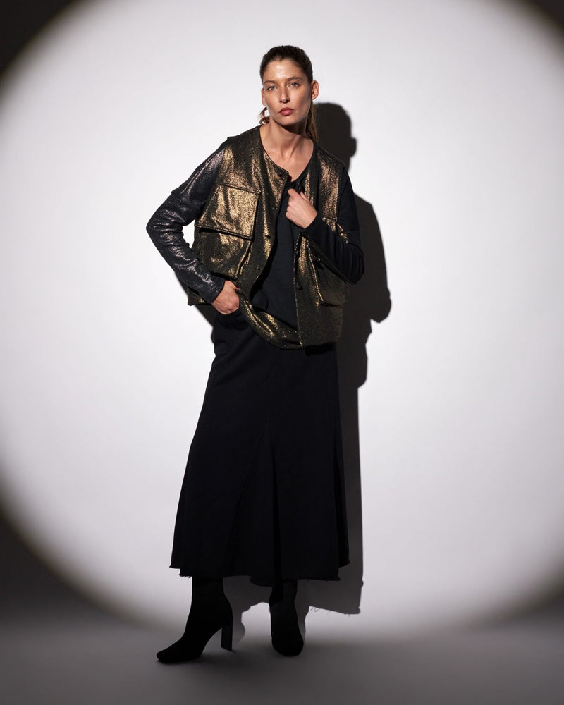 Queenie Utility Vest, Gold