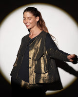 Queenie Utility Vest, Gold