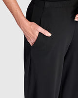 Cozy Heavyweight Lantern Pants, Black