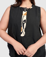 Annaleise Sleeveless Top, Tulips