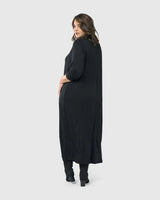 Midnight Maxi Dress, Black