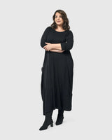 Midnight Maxi Dress, Black