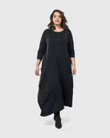 Midnight Maxi Dress, Black