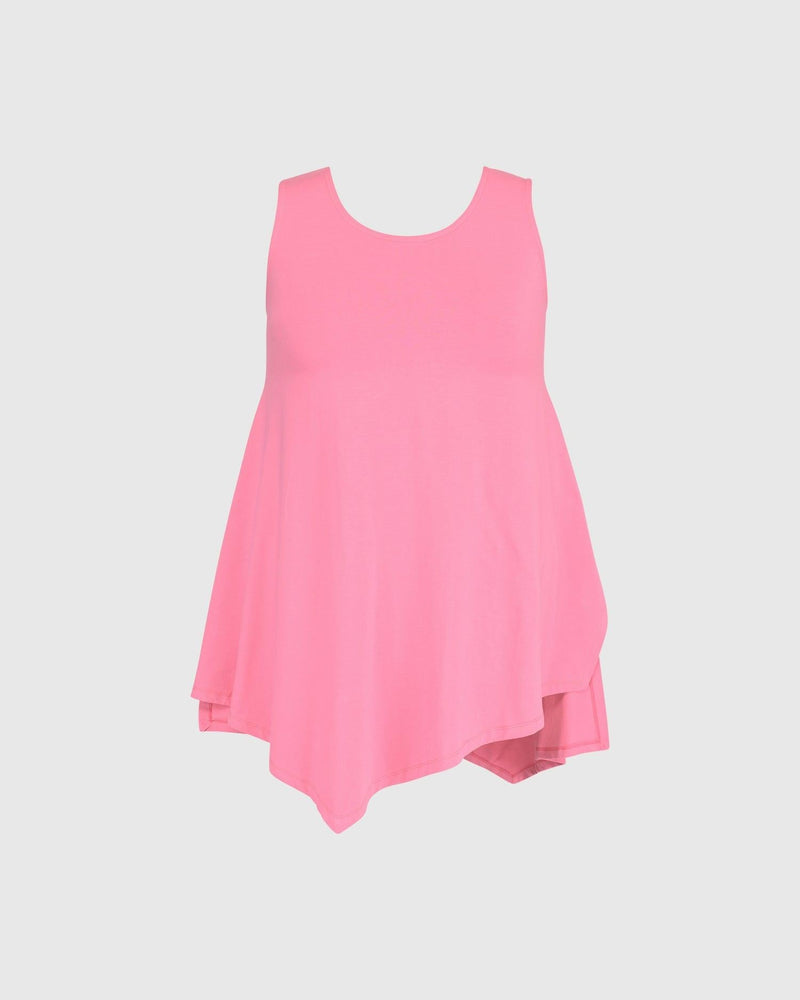 Ani Sleeveless Tunic Top, Bazooka