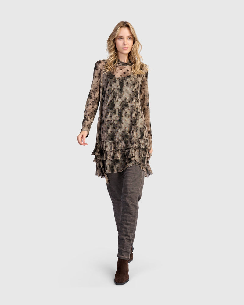 Cairn Mesh Swing Top, Aquarelle