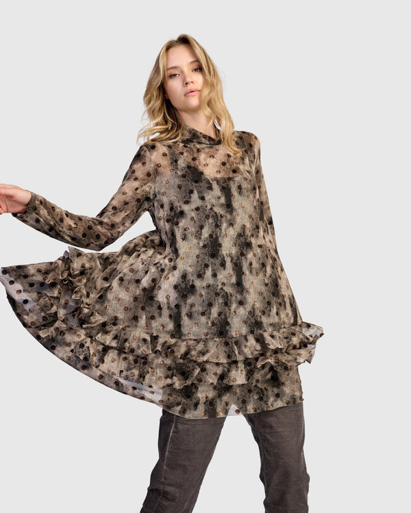 Cairn Mesh Swing Top, Aquarelle