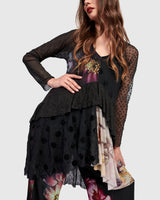 All The Frills Tunic Top, Mix