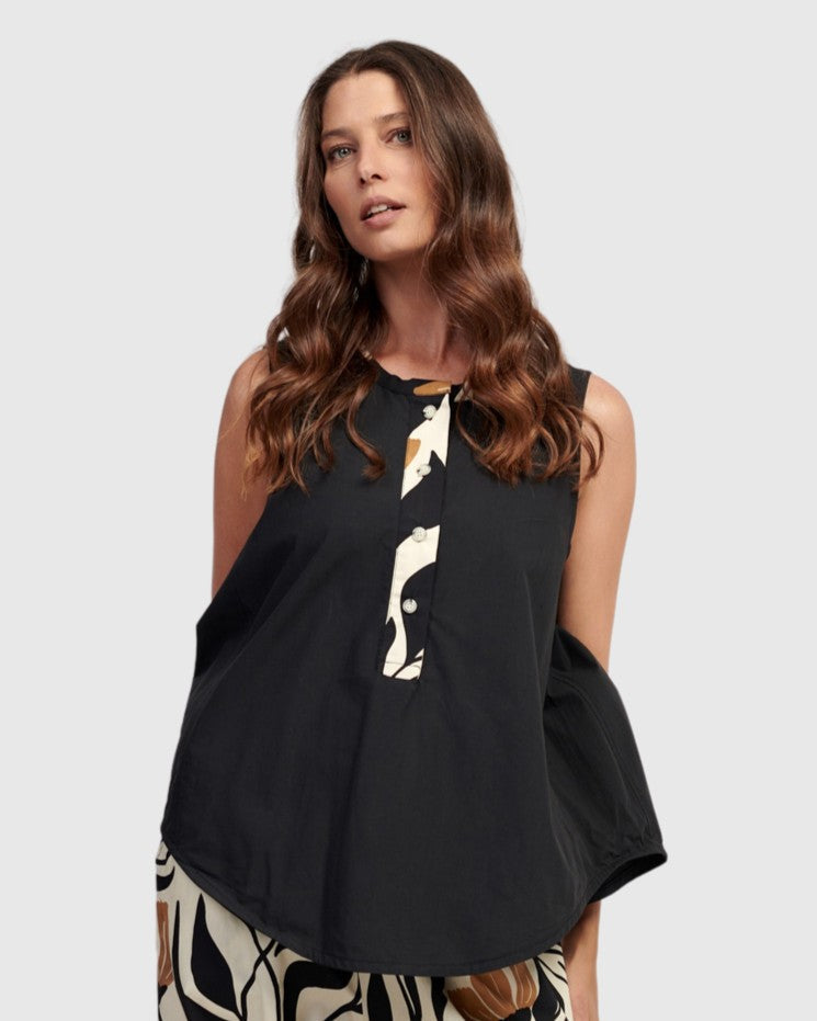 Annaleise Sleeveless Top, Tulips