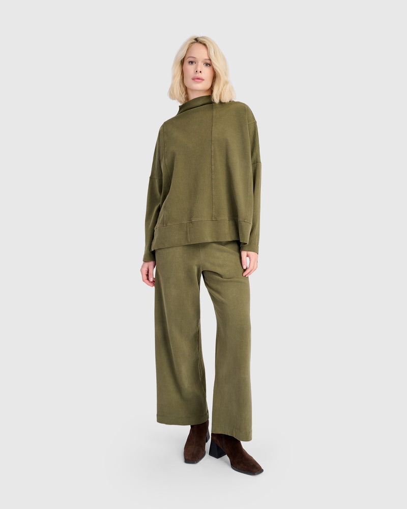 Aura Pullover, Olive