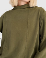 Aura Pullover, Olive
