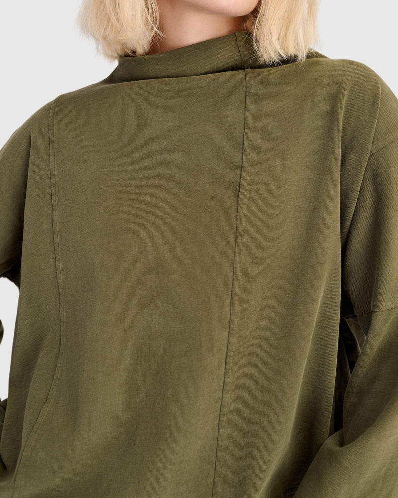 Aura Pullover, Olive
