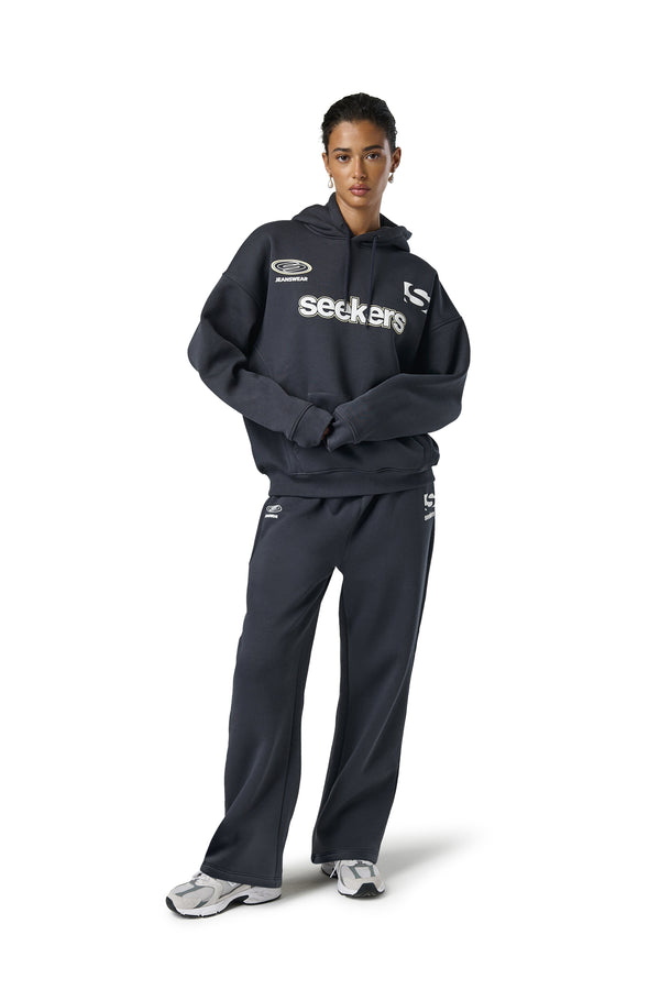 Seekers Motif Hoodie in Skipper