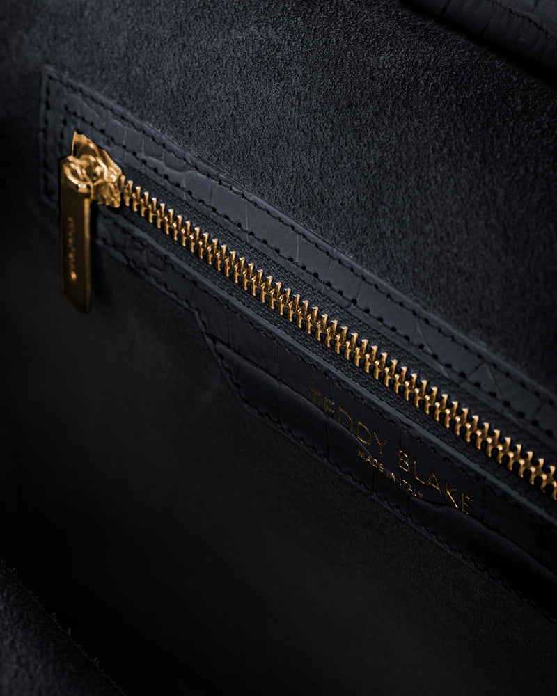 Gigi Croco  13" - Blue Jeans